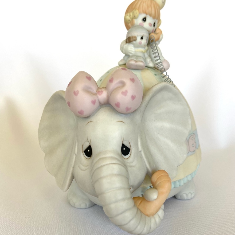 RARE Precious Moments “Let’s Keep in Touch” Figurine with Music Box 102520